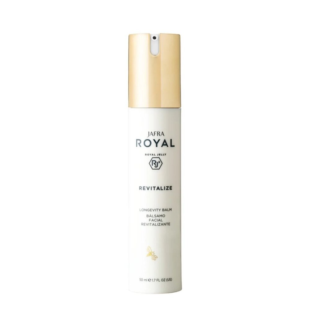 JAFRA Royal Revitalize Face Bundle Longevity Balm Solar Protection Cleanse Tone
